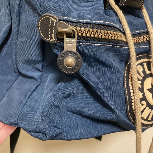Kipling Y2K Backpack Blue Drawstring Side Zip Water Resistant main image 13